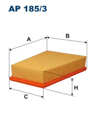 Фільтр повітря ap185/3 filtron фото №1
