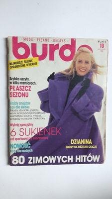 BURDA MODA PIEKNO RELAKS 10/1990