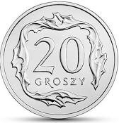 20 Groszy gr 2021 mennicza z woreczka