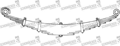 РЕССОРА SCANIA SCHOMÄCKER 90109000|O.E. 386837