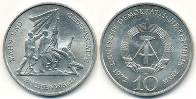 Niemcy - DDR 10 Mark - 1972r ... Buchenwald