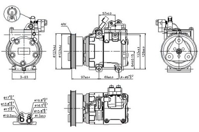 Nissens компрессор кондиционера hyundai accent ii 1 фото №1