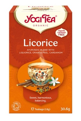 Herbata Yogi Tea Licorice - Lukrecja (17x1,8g)