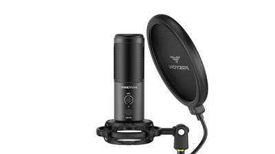 Mikrofon Komputerowy Gamingowy Streaming + STATYW