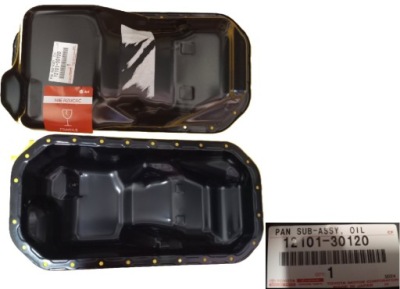 Toyota dyna поддон масляная оригинальный номер 1210130120 фото №1