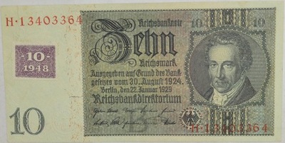 12.db.Niemcy, 10 Marek 1948 rzadki, P.4.b, St.2