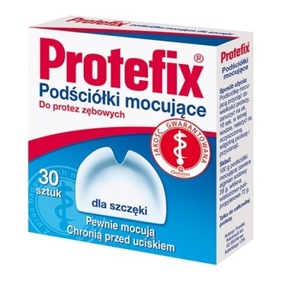 Protefix podściólki mocujące do szczęki 30 sztuk