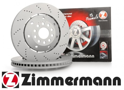 ДИСКИ ТОРМОЗНЫЕ ZIMMERMANN ЗАД AUDI RS4 B9, RS5 375MM