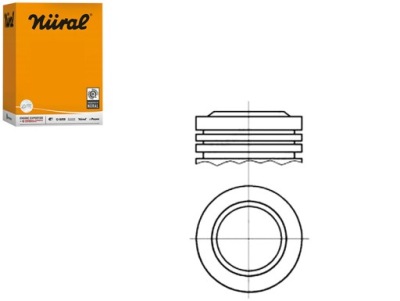 Поршень двигуна kpl з кільце kpl з кільцями peugeot fm nural nural фото №1