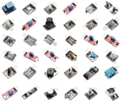 Zestaw czujników do współpracy z Arduino 37 sztuk Sensor Kit