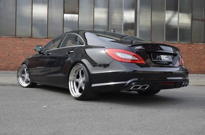 MERCEDES CLS W218 SPOILER BRIDA AL TAPA DE MALETERO EJEMPLO  