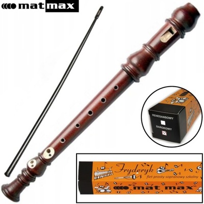 Flet prosty sopranowy barokowy Fryderyk MatMax