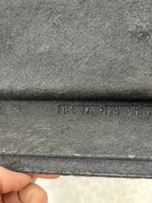 Полка багажника skoda superb ii 3t 08- sedan фото №1