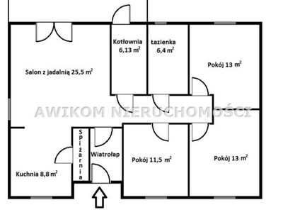 Dom, Maków, Maków (gm.), 92 m²