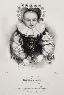 LEGNICA, BRZEG. Dorota Sybilla (1590-1625), księżna legnicko-brzeska