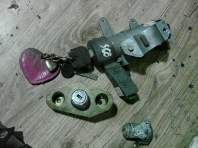 Замок зажигания s60 8645228 ключ вкладыши фото №1