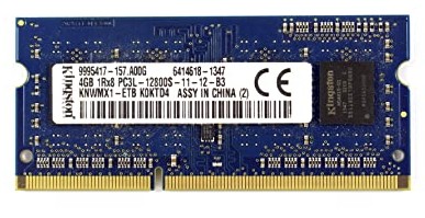 PAMIĘĆ DO LAPTOPA 4GB DDR3 1600MHz PC3L KINGSTON