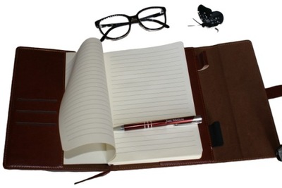 Pamiętnik, dziennik notes i długopis + Twój GRAWER