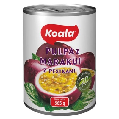 Marakuja pulpa słodzona marki Koala 565g