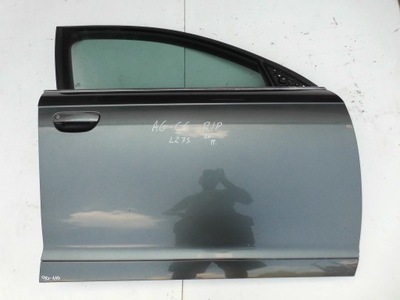 Дверь audi a6 c6 sedan правое передние серые lz7s фото №1