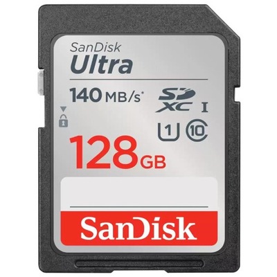 Karta pamięci SANDISK Ultra SDXC 128 GB 140 MB/s