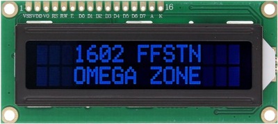 Wyświetlacz LCD 1602 zgodny z Arduino HD44780 FFSTN Niebieski