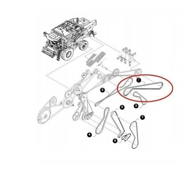 ПАНЕЛЬ SZARPACZA NEW HOLLAND CX 84075635 GATES