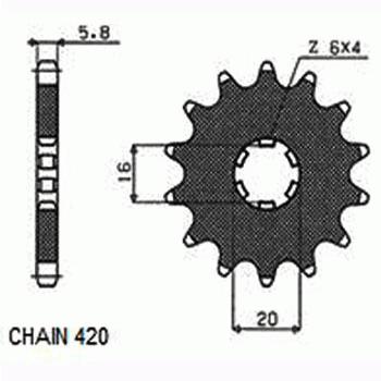 KRUMPLIARATIS PAVAROS SUNSTAR SUNF104-14 