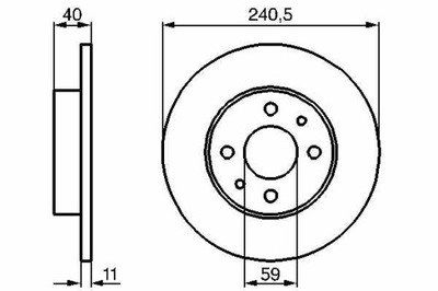 DISC HAMULC. FIAT PUNTO,SEICENTO  