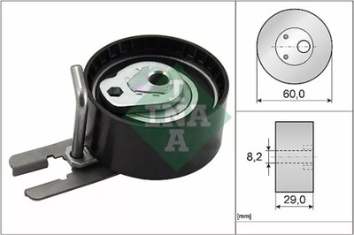 INA 531 0555 10 ROLLO NAPINACZA, CORREA DISTRIBUCIÓN  