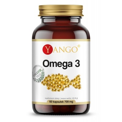 Omega 3 500 mg kwasy omega-3 60 kapsułek Yango