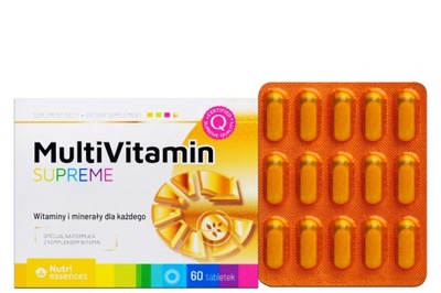 SUPREME MultiVitamin witaminy i minerały 60 tab