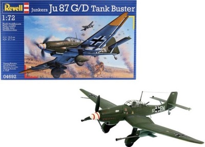 Model samolotu REVELL Junkers Ju 87 G/D Tank Buster Revell 04692