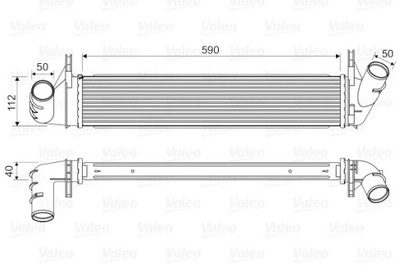 VALEO 818678 RADUADOR AIRE DE CARGA  