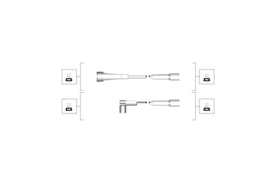 Набір трубопровід запалювання magneti marelli 941319170097 фото №1