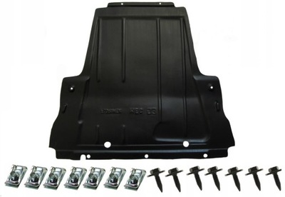 Megane 2 ii scenic 2 захист двигуна pod двигун hdpe + кліпси монтажні фото №1