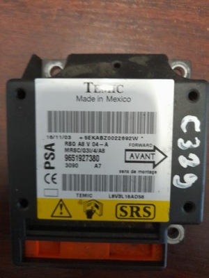 Модуль подушка безопасности citroen c3 9651927380 фото №1