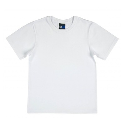 GT Atut t-shirt szkolny biała koszulka na w-f 122