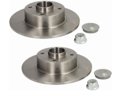 Тормозные диски задняя renault modus grand modus 1.1-1.6 04-12 wind 1.1 1.6 10-14 фото №1