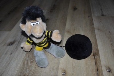 pluszak maskotka Lucky Luke Joe Dalton Plush 35 cm z kulą u nogi