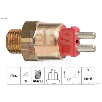 CONMUTADOR TERMICZNY, VENTILADOR DEL RADIADOR EPS 1.850.169  