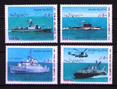 Iran - Mi 2866/69 - Dzień Marynarki Wojennej