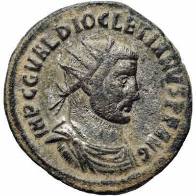 AK229. Dioklecjan, Antoninian 285 AD, Ładny