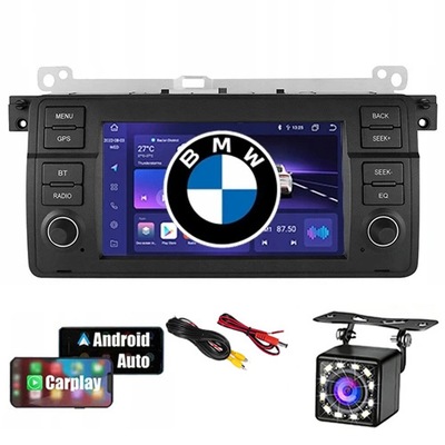 RADIO 2DIN ANDROID BMW 3ER E46 4/64 GAS-GASOLINA DSP CARPLAY  