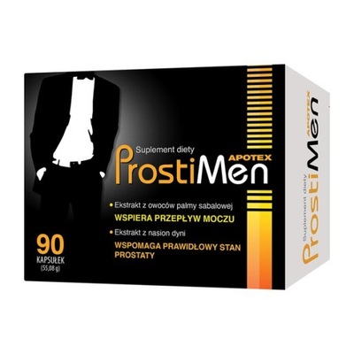 Suplement diety dla mężczyzn Apotex ProstiMen Apotex Suplement diety 55,08 g (90 sztuk) kapsułki 90 szt.