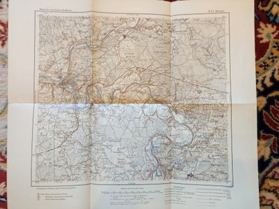 Mapa Wojskowa Kowno 1914 M5