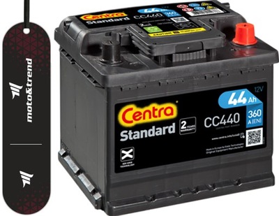 BATERÍA CENTRA ESTÁNDAR P+ 44AH/360 CC440  