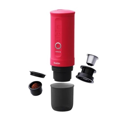 Przenośny Ekspres Outin Nano Espresso Maker Crimson Red