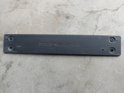 Кронштейн рамка номерного знака регистрационный porsche cayenne 7p5 7p5807287g рестайлинг фото №1