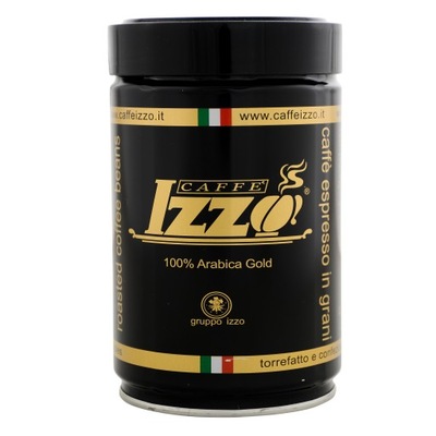 Kawa ziarnista Izzo 100% Arabica Gold 250 gram Puszka